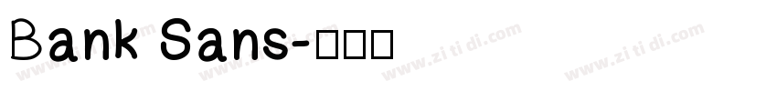 Bank Sans字体转换